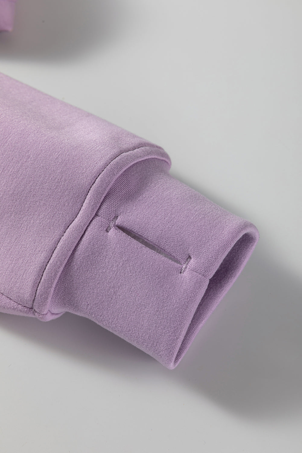 Jet Stream Half Zip Thumbhole Sleeve Hoodie Active Pants 2pcs Outfit