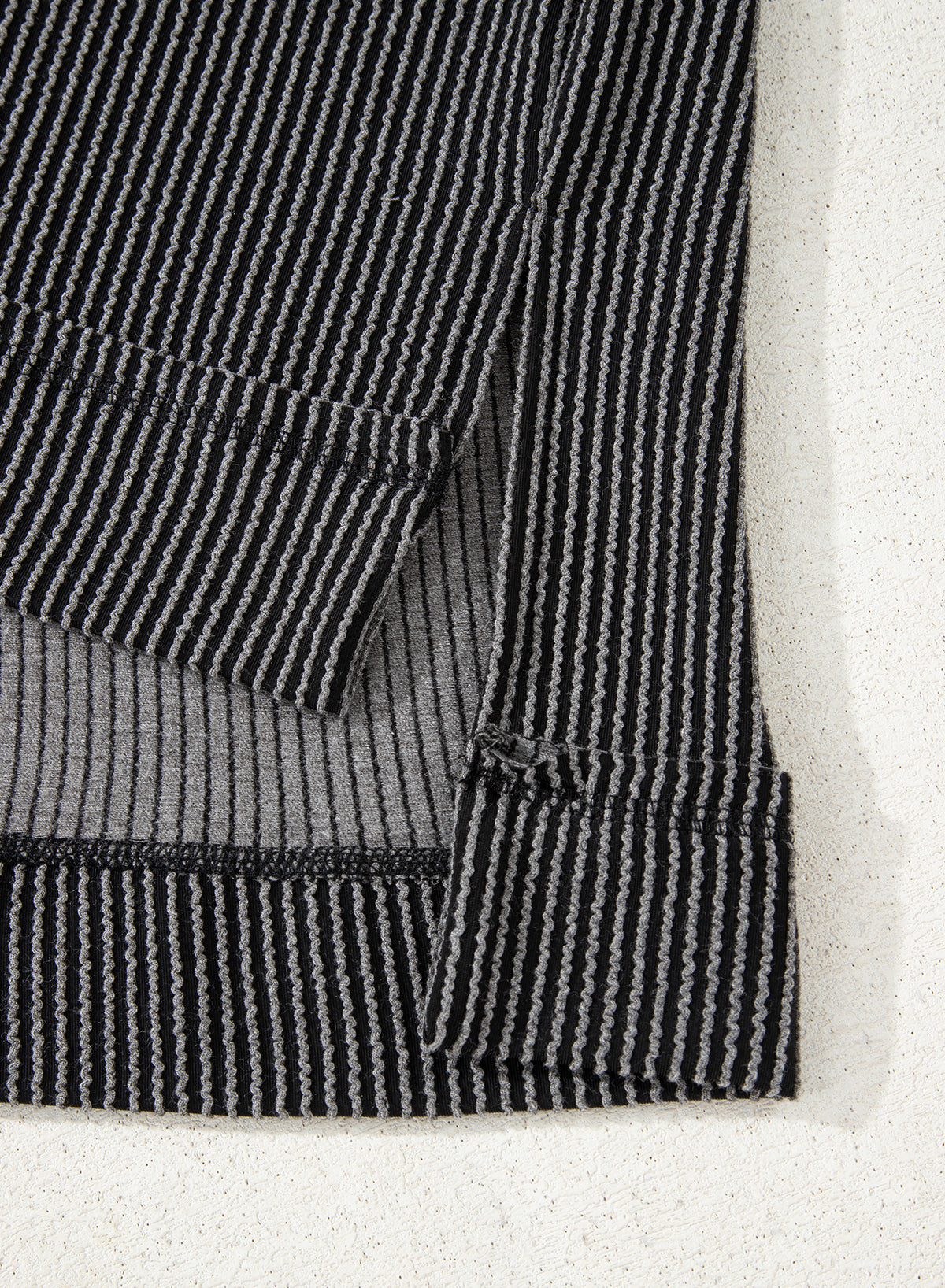 Jet Stream Corded Lantern Sleeve Top High Waist Ruffled Mini Skirt Set