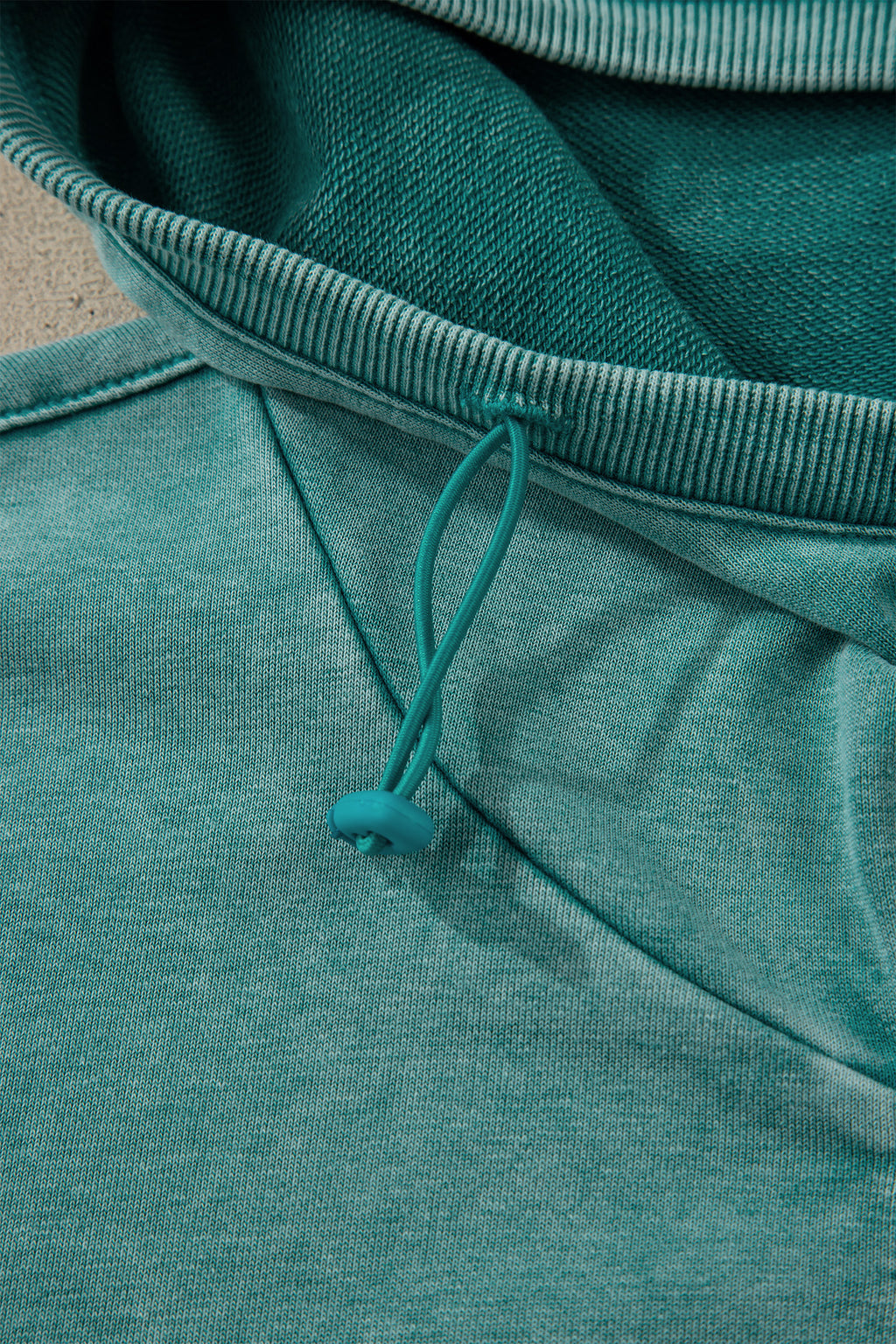 Black Half Zip Kangaroo Pocket Mineral Wash Baggy Hoodie