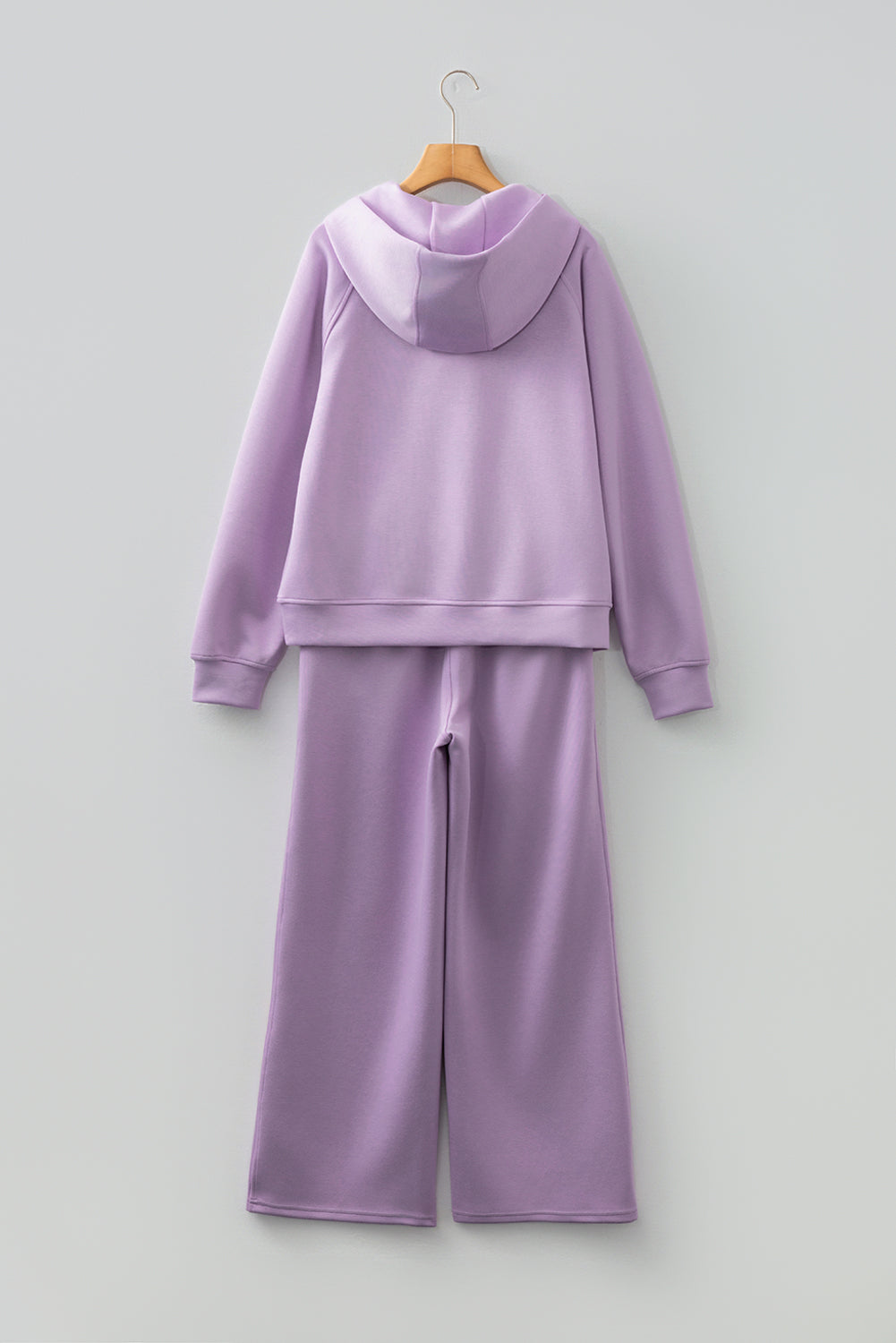 Jet Stream Half Zip Thumbhole Sleeve Hoodie Active Pants 2pcs Outfit