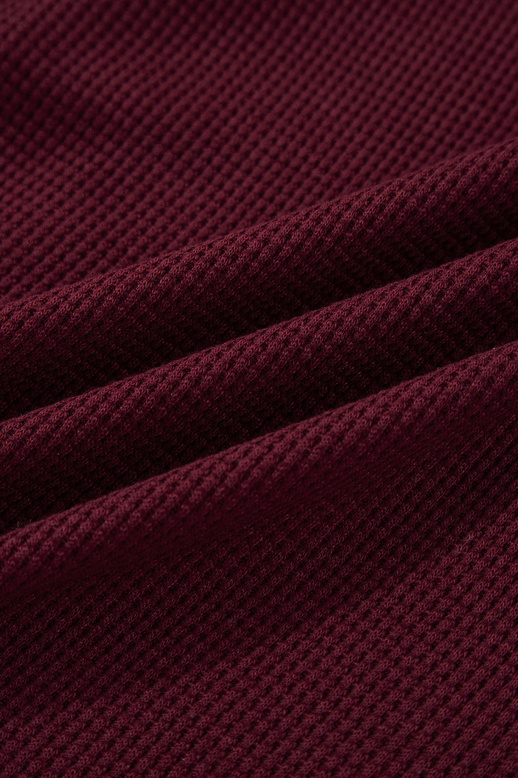 Gray Waffle Splicing Zip Up Front Button Hooded Jacket