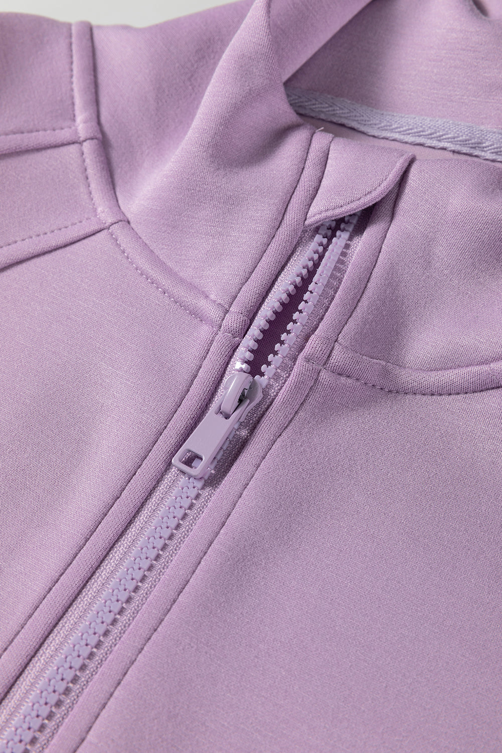 Jet Stream Half Zip Thumbhole Sleeve Hoodie Active Pants 2pcs Outfit