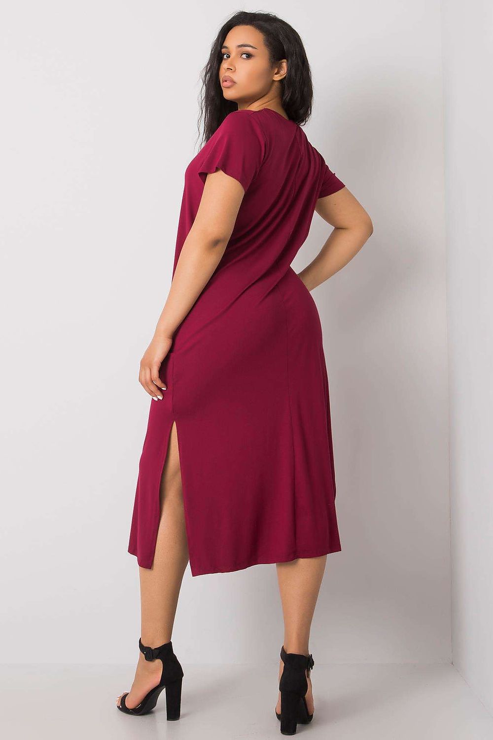  Plus size dress model 166010 BFG 